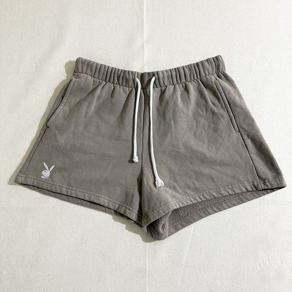 Playboy x Pacsun Women's Athletic Shorts Bottom Women's Size Medium Brown - Picture 1 of 7